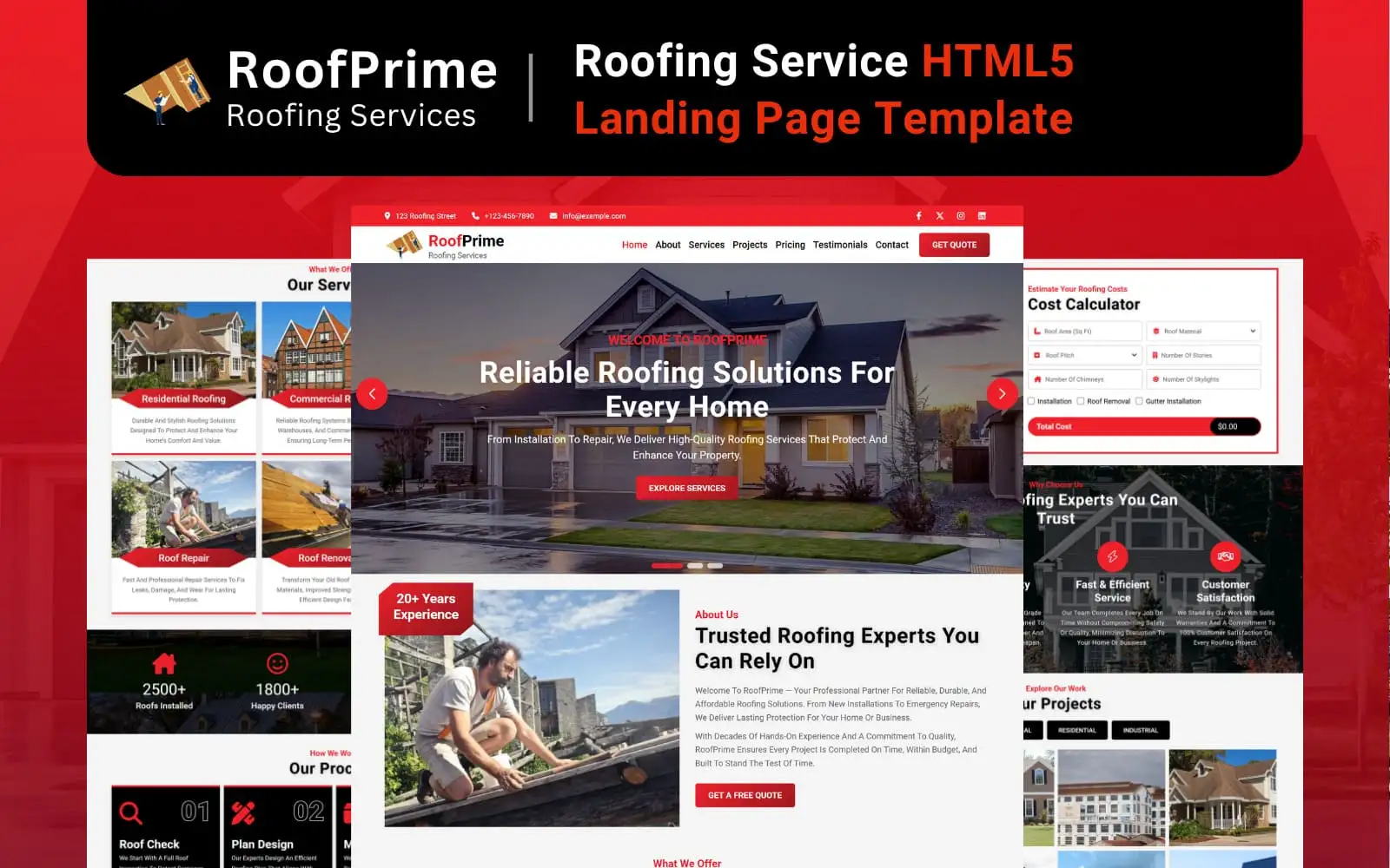 landing page templates template examples